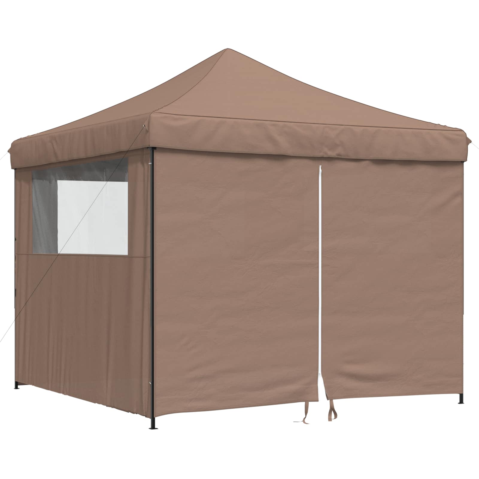 vidaXL Namiot Imprezowy Brązowy 292 x 292 x 315 cm Materiał Oxford