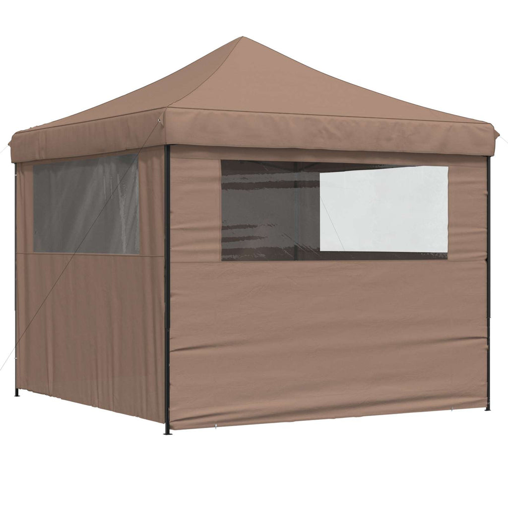 vidaXL Namiot Imprezowy Brązowy 292 x 292 x 315 cm Materiał Oxford