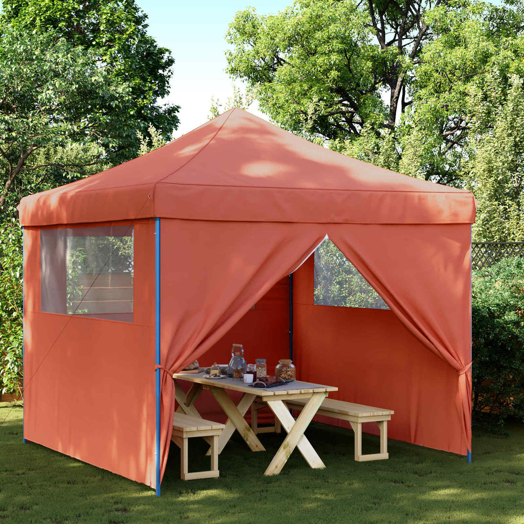 vidaXL Namiot Imprezowy 292 x 292 x 315 cm terakota Materiał Oxford