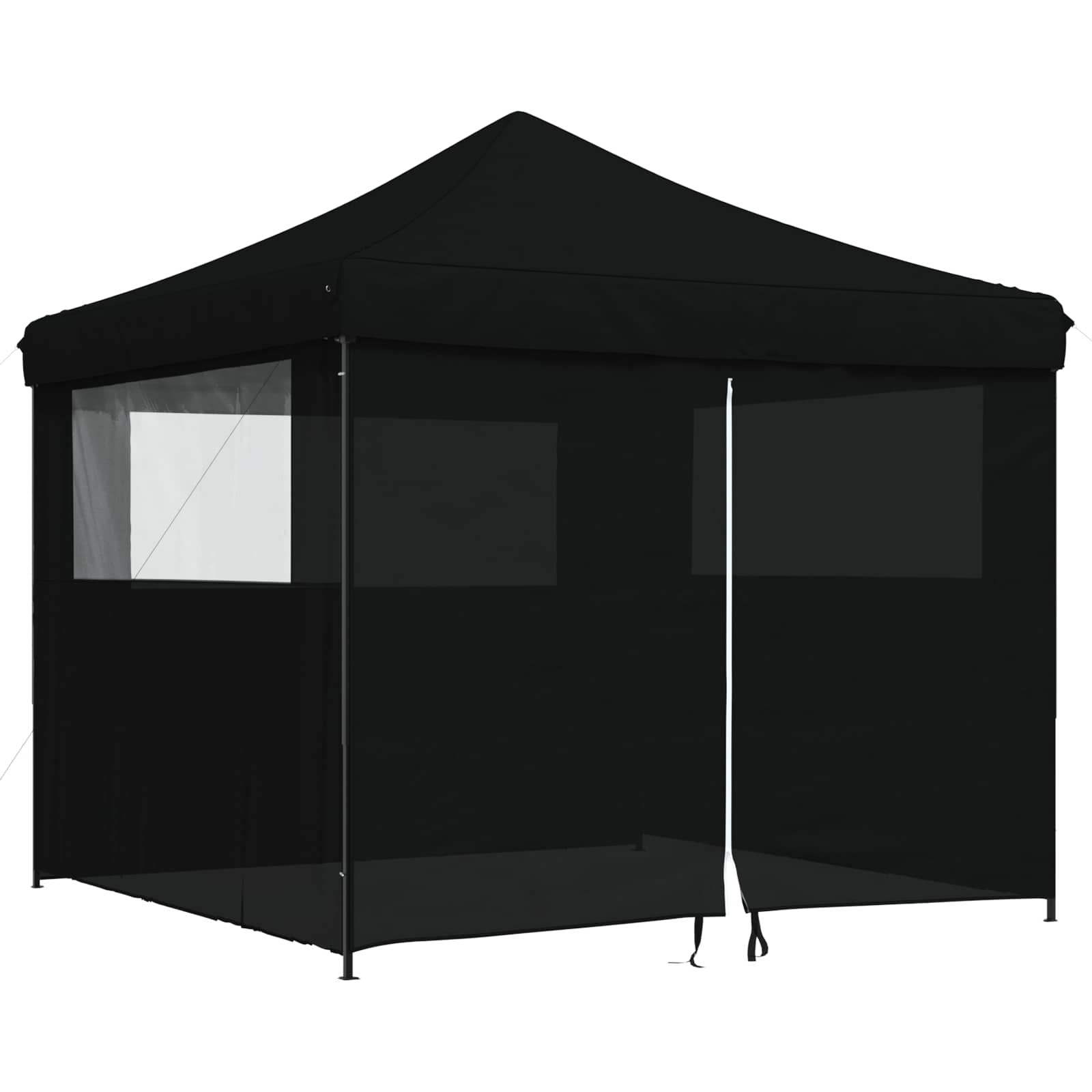 vidaXL Namiot Imprezowy Czarny 292 x 292 x 315 cm Materiał Oxford