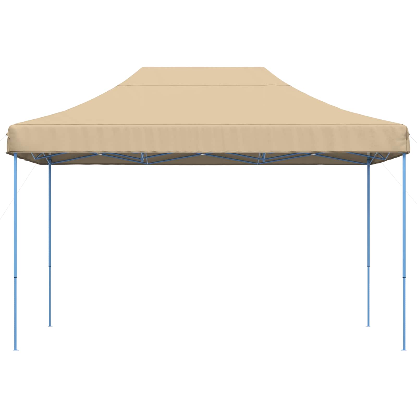 vidaXL Namiot Imprezowy Beżowy 279 x 410 x 315 cm Materiał Oxford
