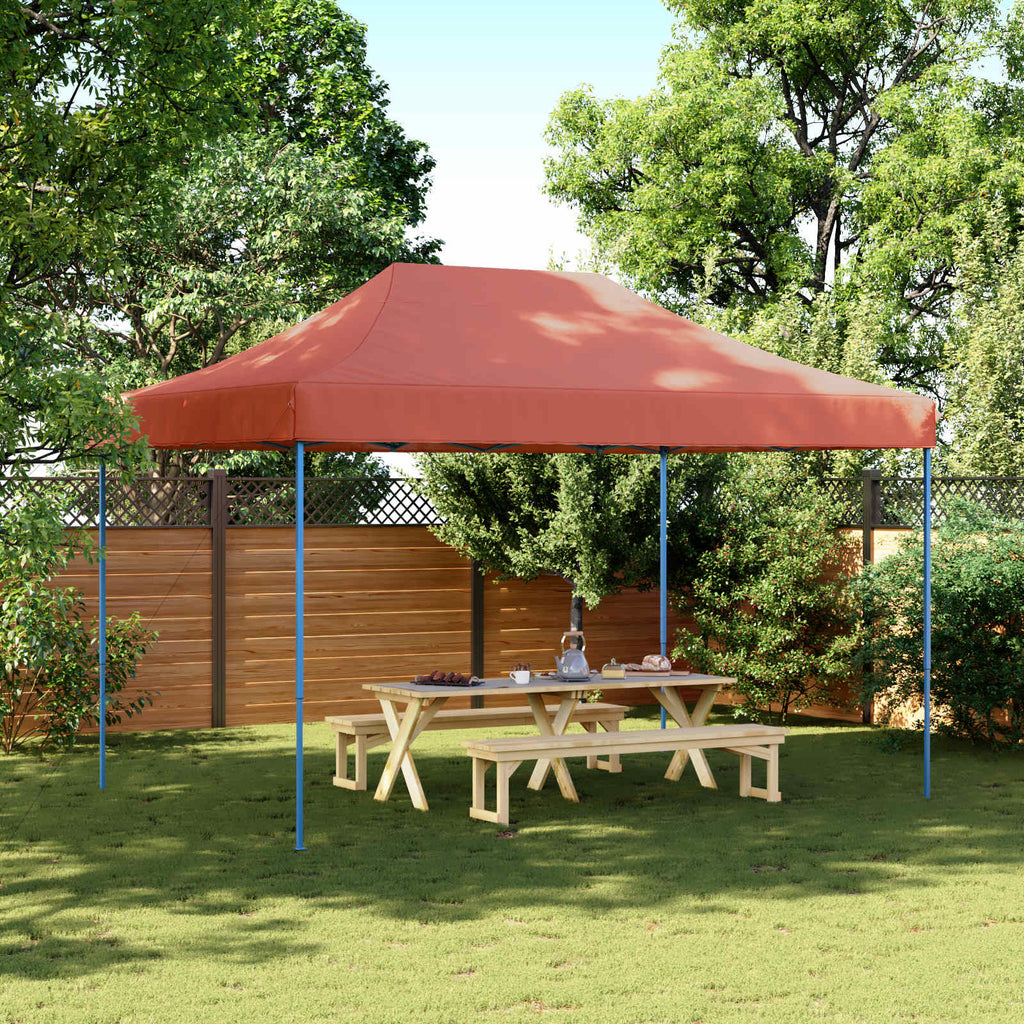 vidaXL Namiot Imprezowy terakota 279 x 410 x 315 cm Materiał Oxford