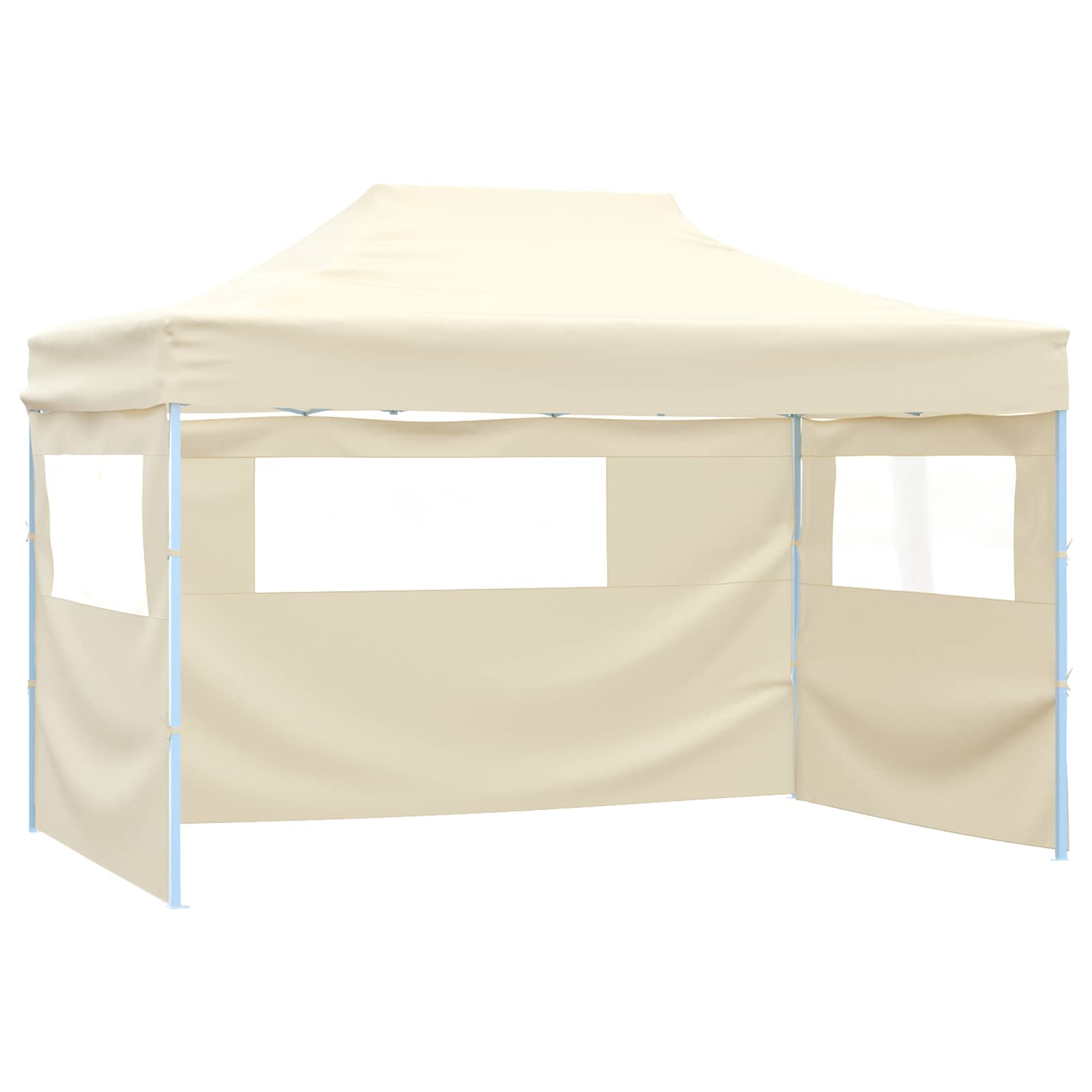 vidaXL Namiot Imprezowy Kremowy 280 x 410 x 315 cm Materiał Oxford