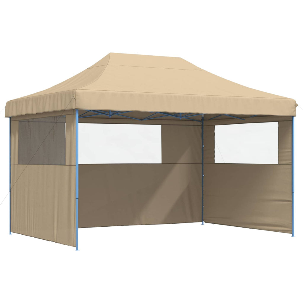 vidaXL Namiot Imprezowy Beżowy 279 x 410 x 315 cm Materiał Oxford