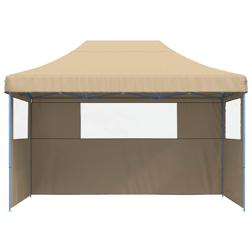 vidaXL Namiot Imprezowy Beżowy 279 x 410 x 315 cm Materiał Oxford