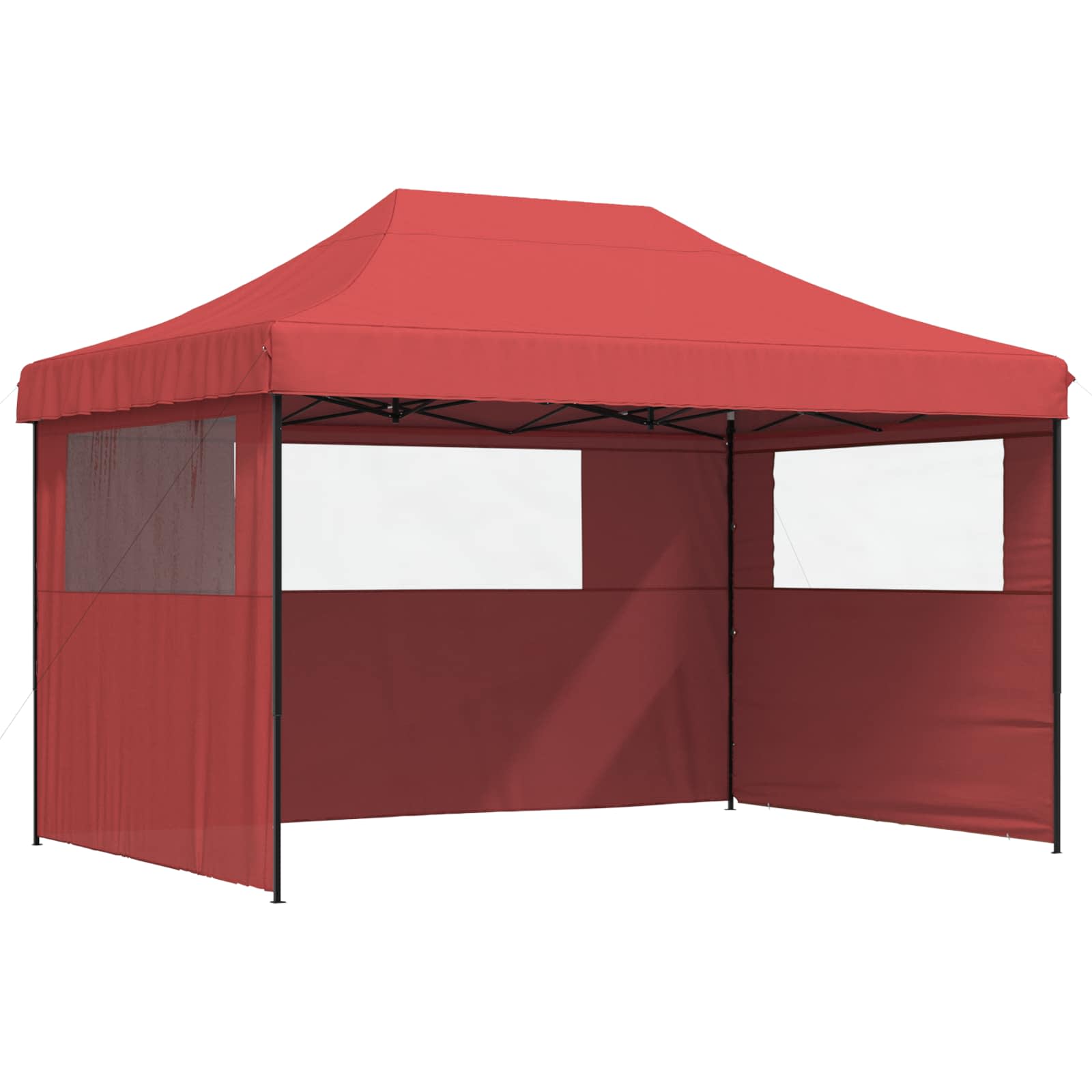 vidaXL Namiot Imprezowy bordowy 279 x 410 x 315 cm Materiał Oxford