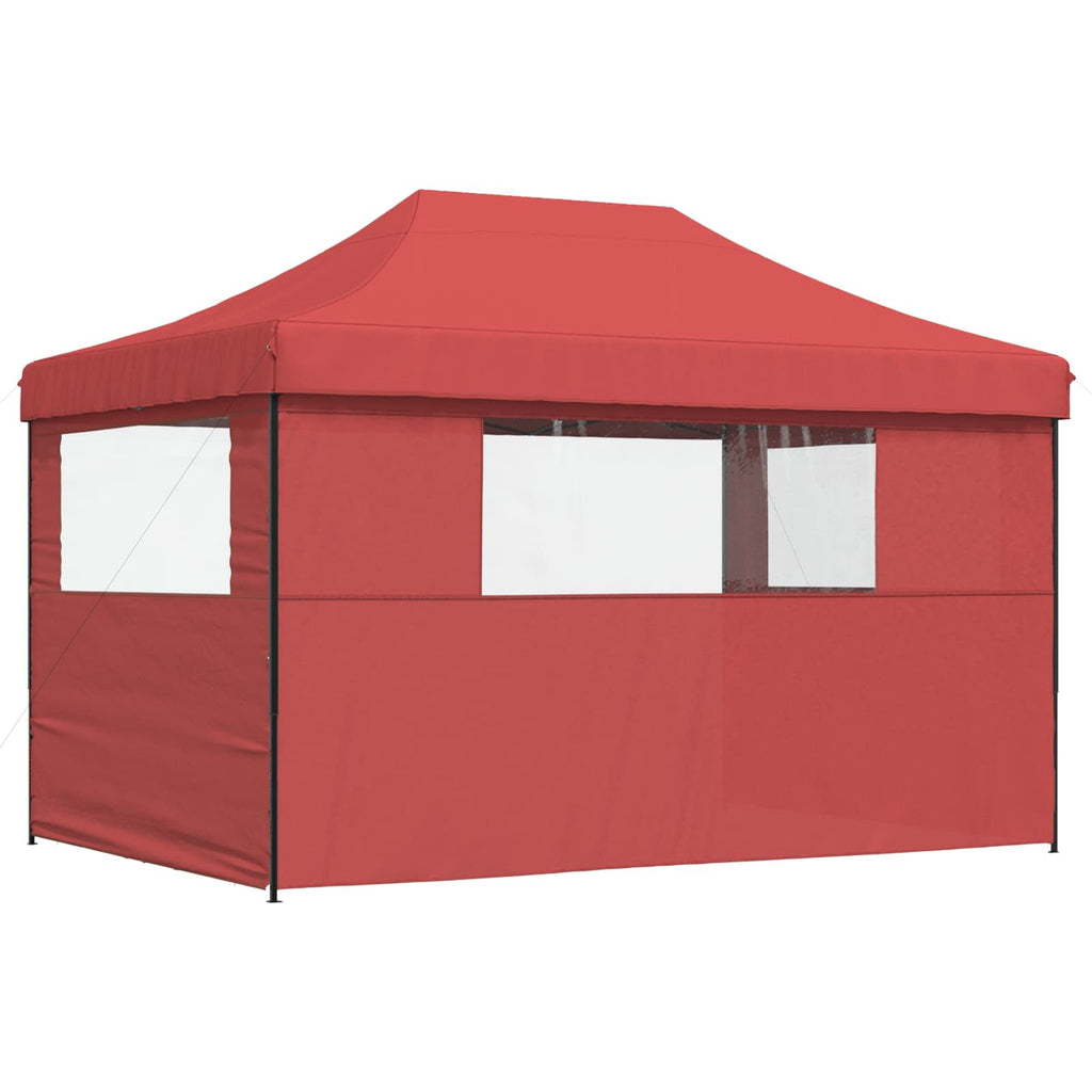 vidaXL Namiot Imprezowy bordowy 279 x 410 x 315 cm Materiał Oxford