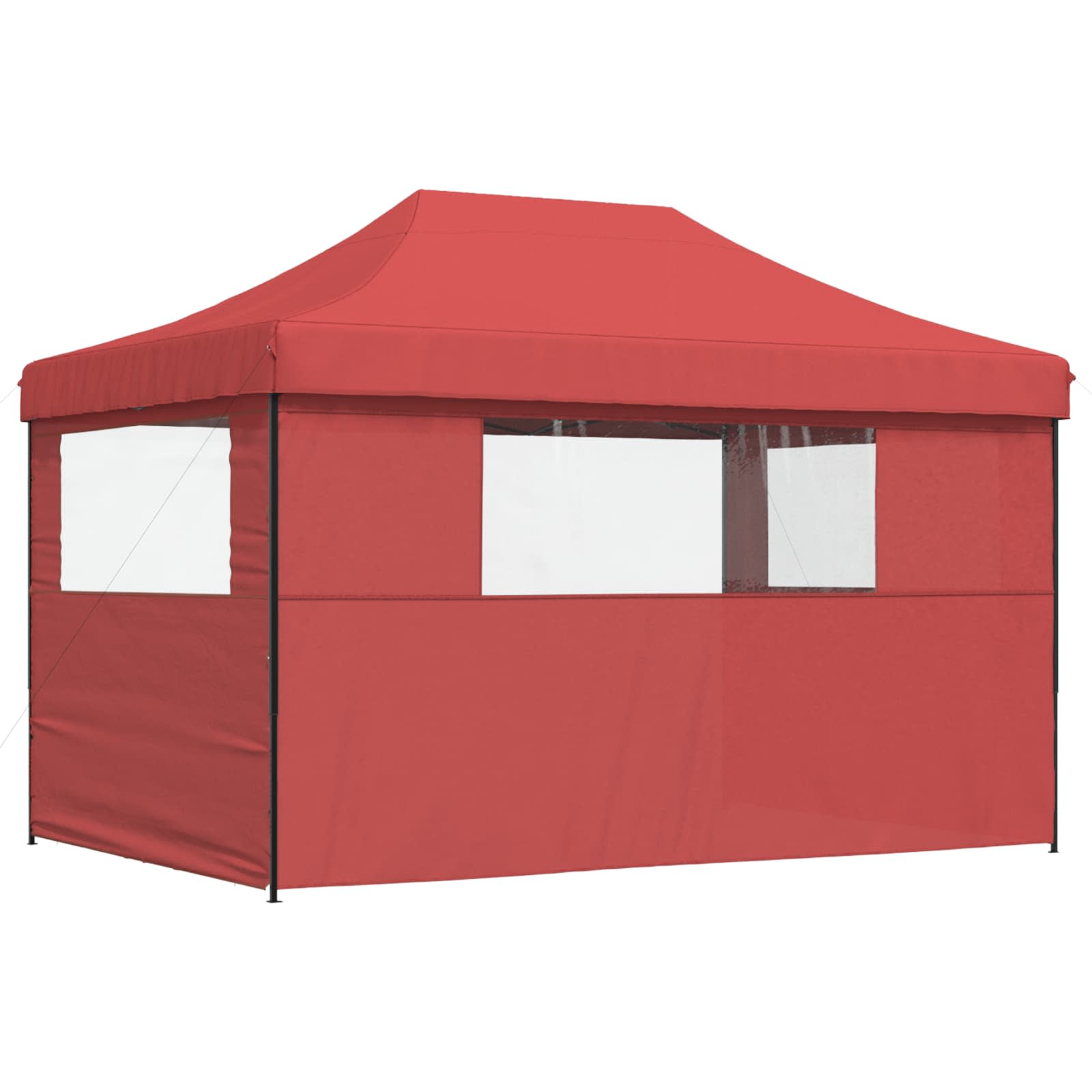 vidaXL Namiot Imprezowy bordowy 279 x 410 x 315 cm Materiał Oxford