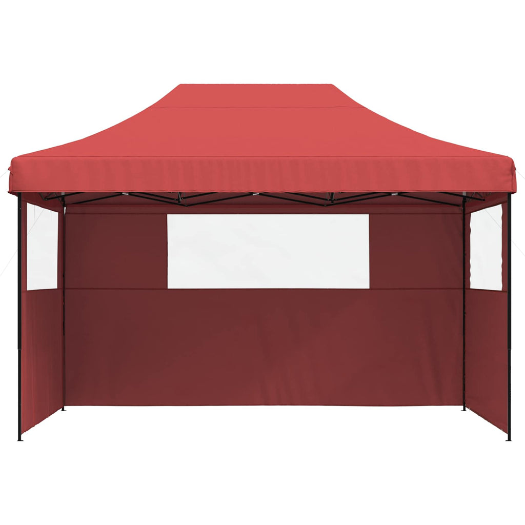 vidaXL Namiot Imprezowy bordowy 279 x 410 x 315 cm Materiał Oxford