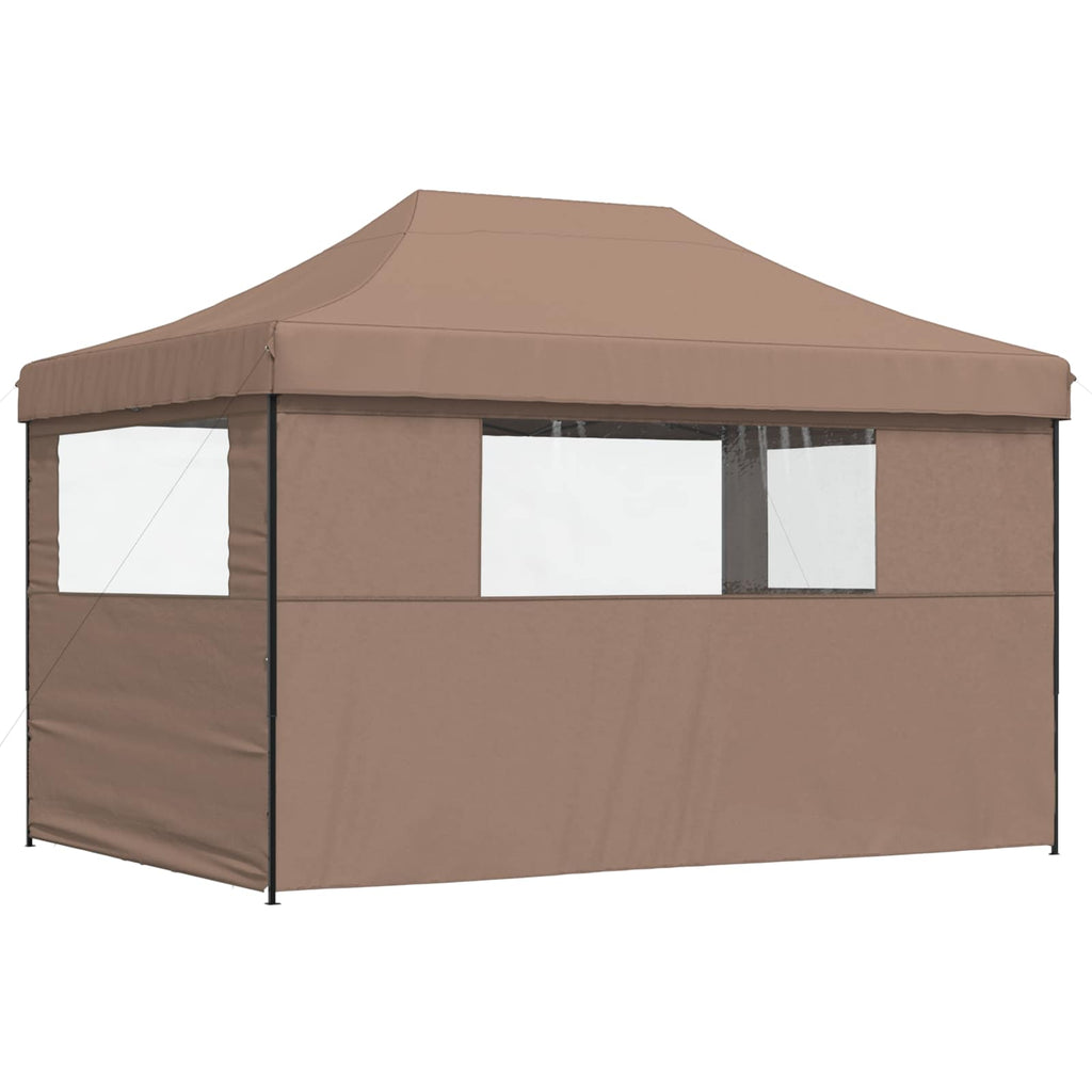 vidaXL Namiot Imprezowy Brązowy 279 x 410 x 315 cm Materiał Oxford
