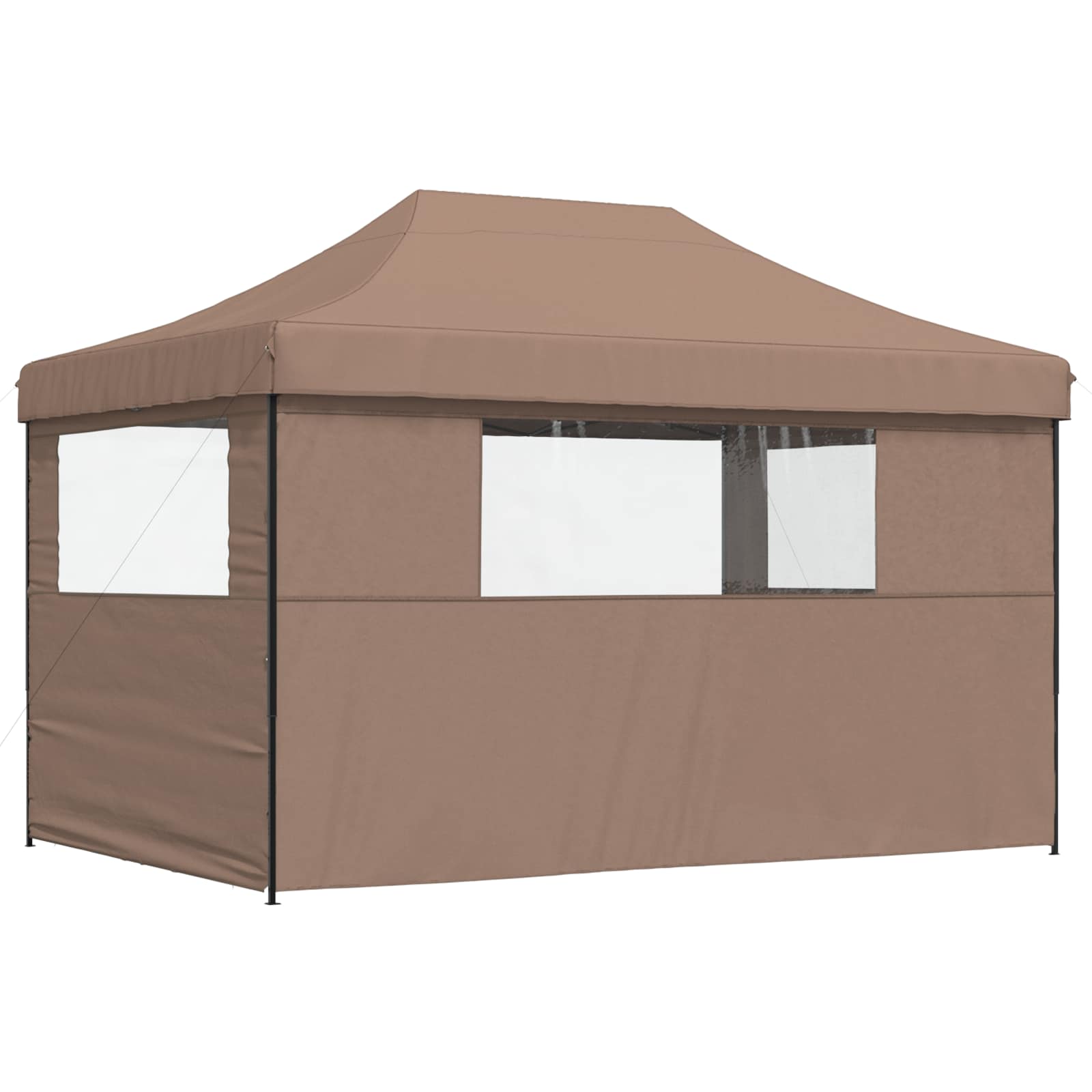 vidaXL Namiot Imprezowy Brązowy 279 x 410 x 315 cm Materiał Oxford