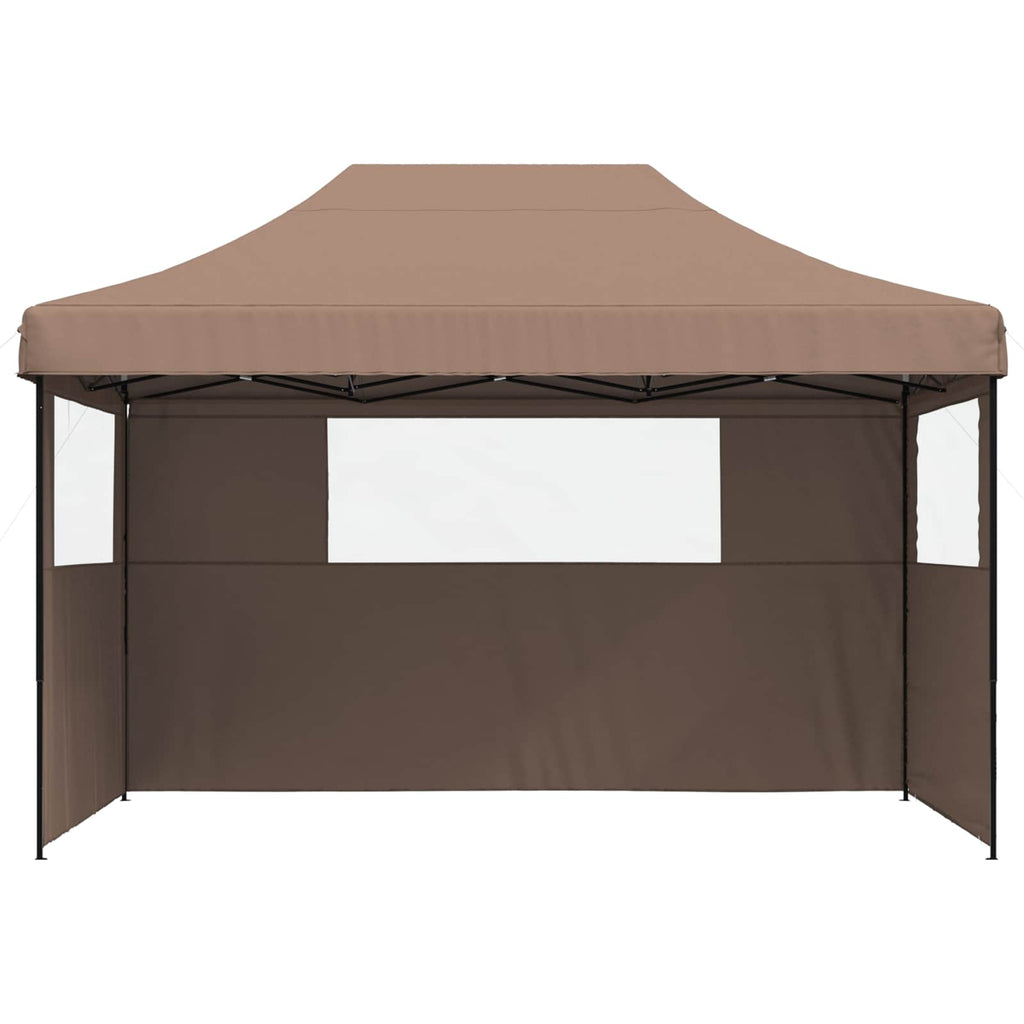 vidaXL Namiot Imprezowy Brązowy 279 x 410 x 315 cm Materiał Oxford