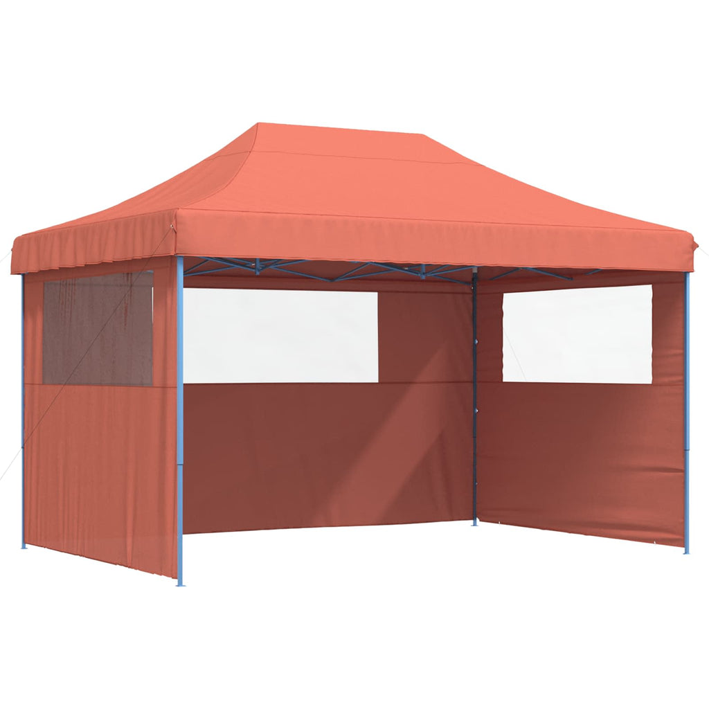 vidaXL Namiot Imprezowy terakota 279 x 410 x 315 cm Materiał Oxford