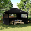 vidaXL Namiot Imprezowy Czarny 279 x 410 x 315 cm Materiał Oxford