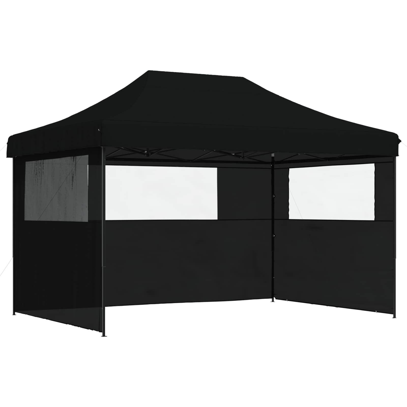 vidaXL Namiot Imprezowy Czarny 279 x 410 x 315 cm Materiał Oxford