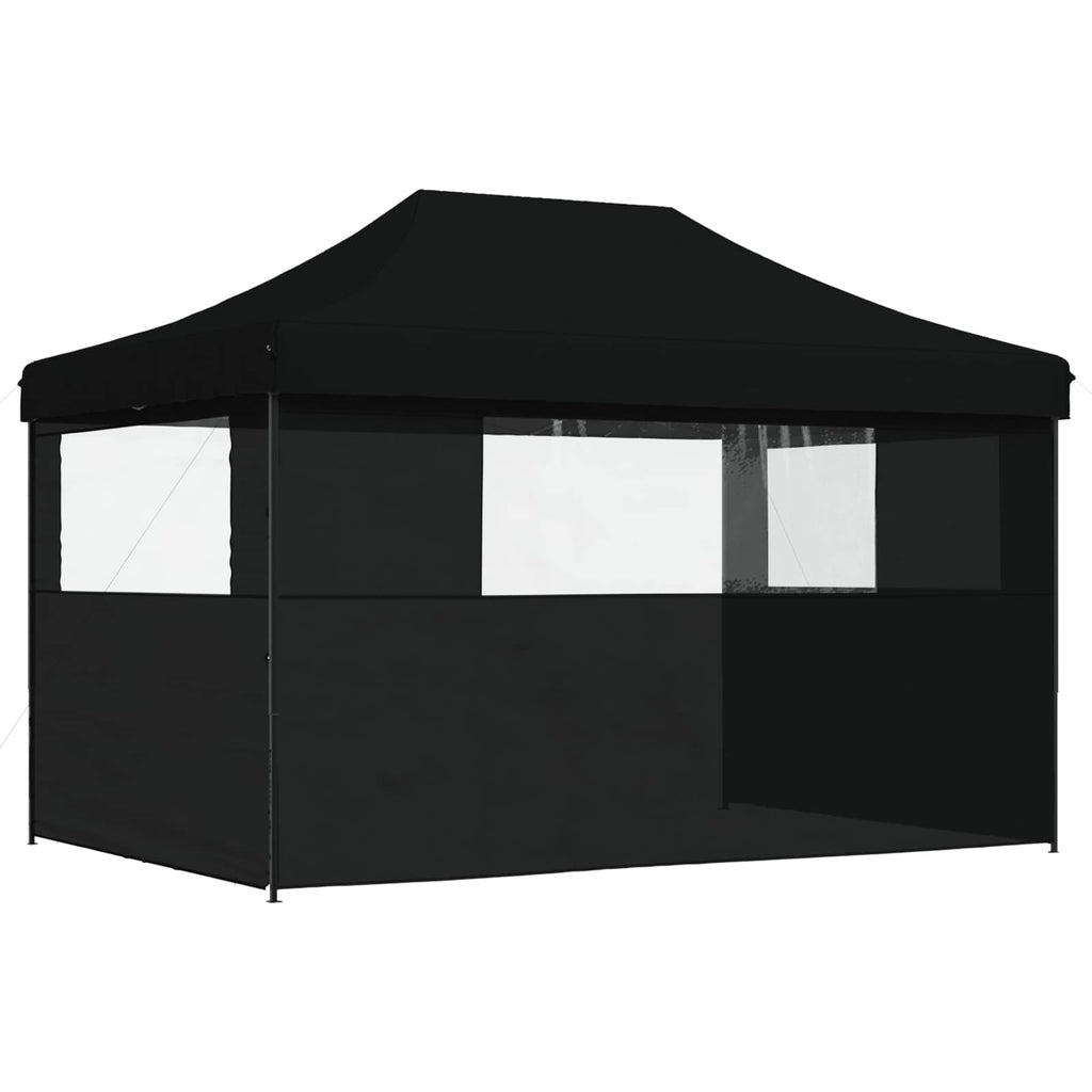 vidaXL Namiot Imprezowy Czarny 279 x 410 x 315 cm Materiał Oxford