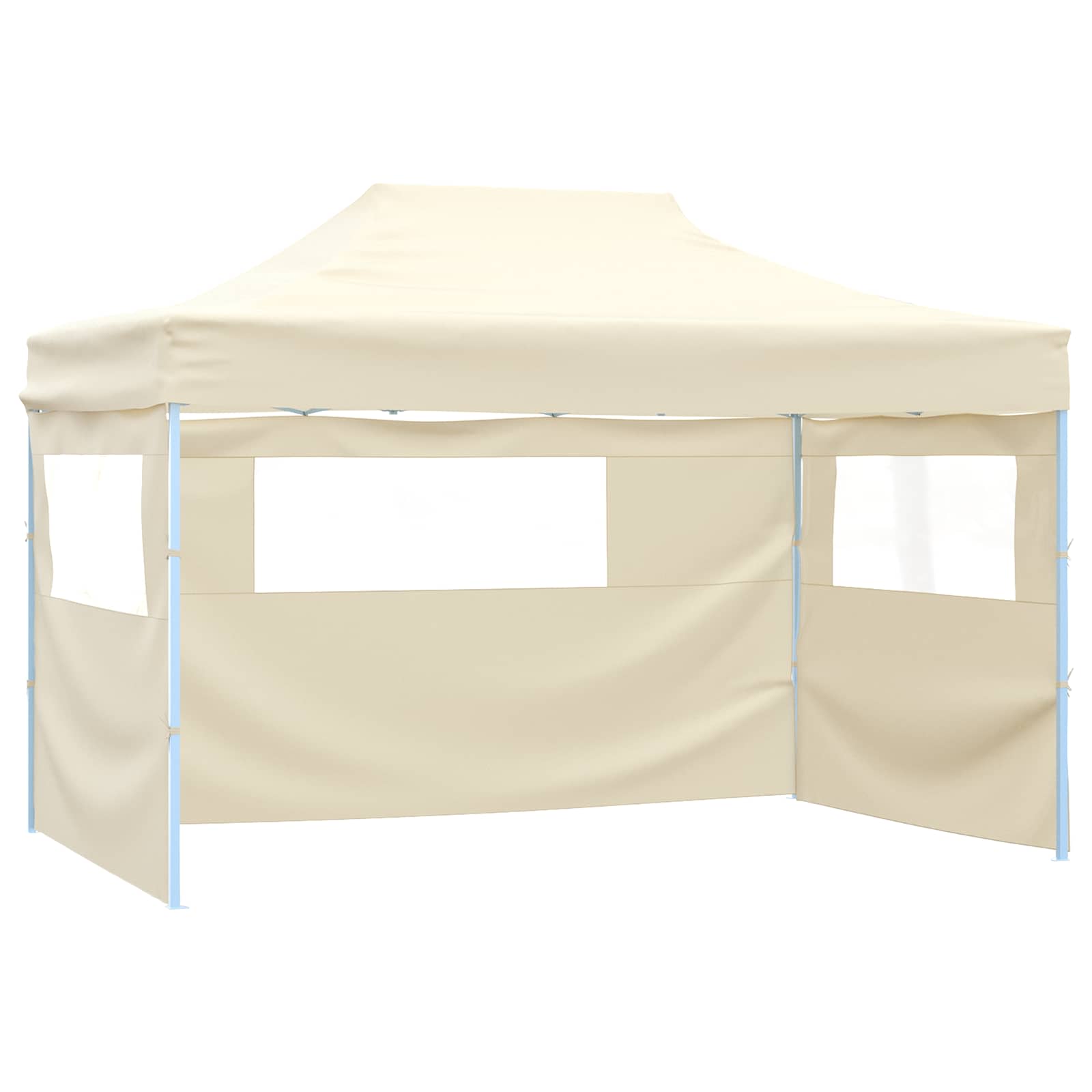 vidaXL Namiot Imprezowy Kremowy 280 x 410 x 315 cm Materiał Oxford