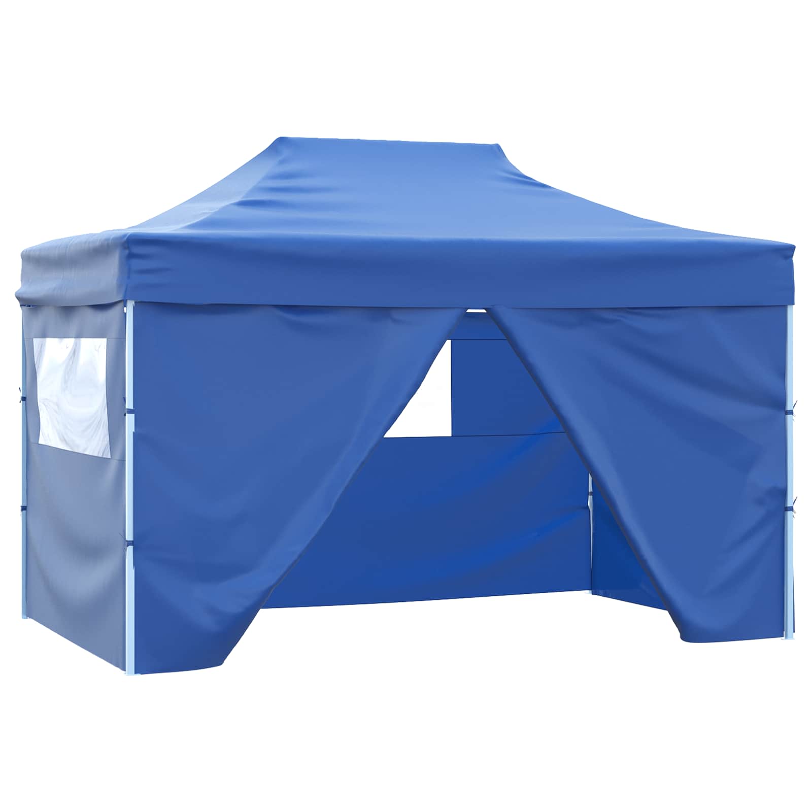 vidaXL Namiot Imprezowy Niebieski 280 x 410 x 315 cm Materiał Oxford