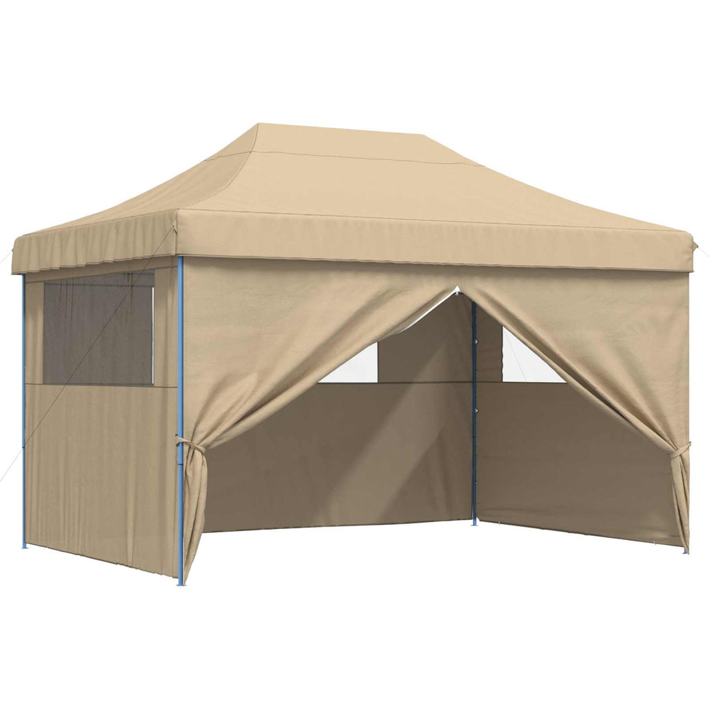 vidaXL Namiot Imprezowy Beżowy 279 x 410 x 315 cm Materiał Oxford