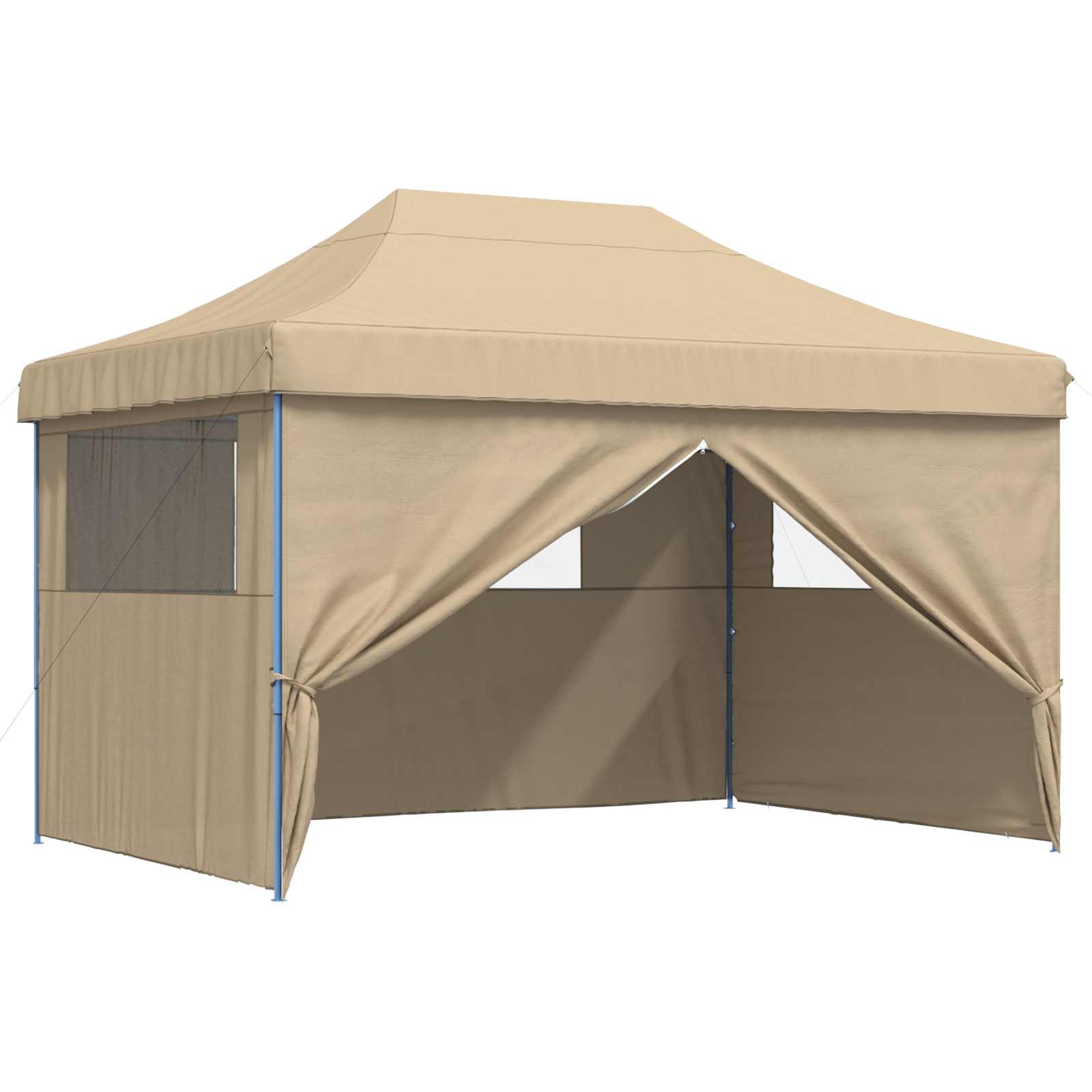 vidaXL Namiot Imprezowy Beżowy 279 x 410 x 315 cm Materiał Oxford