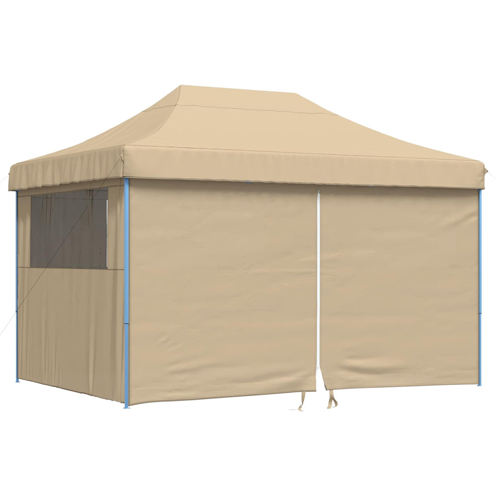 vidaXL Namiot Imprezowy Beżowy 279 x 410 x 315 cm Materiał Oxford