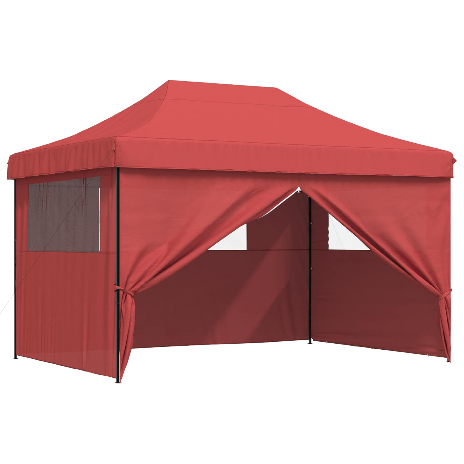 vidaXL Namiot Imprezowy bordowy 279 x 410 x 315 cm Materiał Oxford