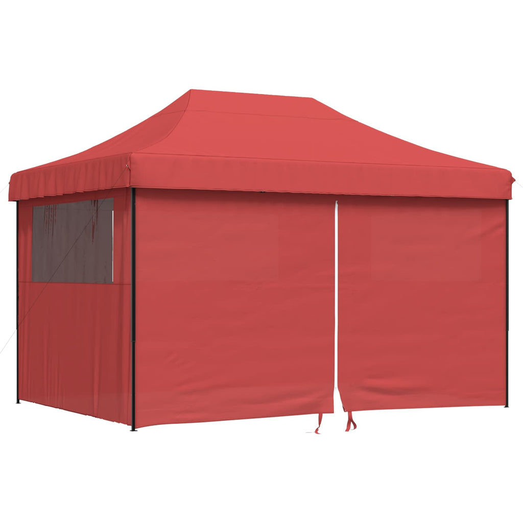 vidaXL Namiot Imprezowy bordowy 279 x 410 x 315 cm Materiał Oxford