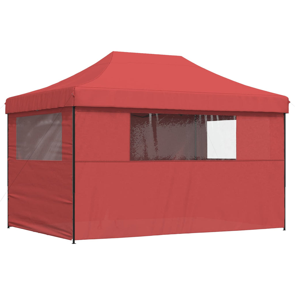 vidaXL Namiot Imprezowy bordowy 279 x 410 x 315 cm Materiał Oxford