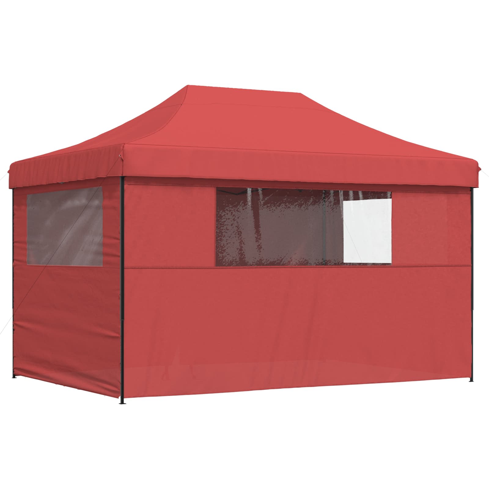 vidaXL Namiot Imprezowy bordowy 279 x 410 x 315 cm Materiał Oxford