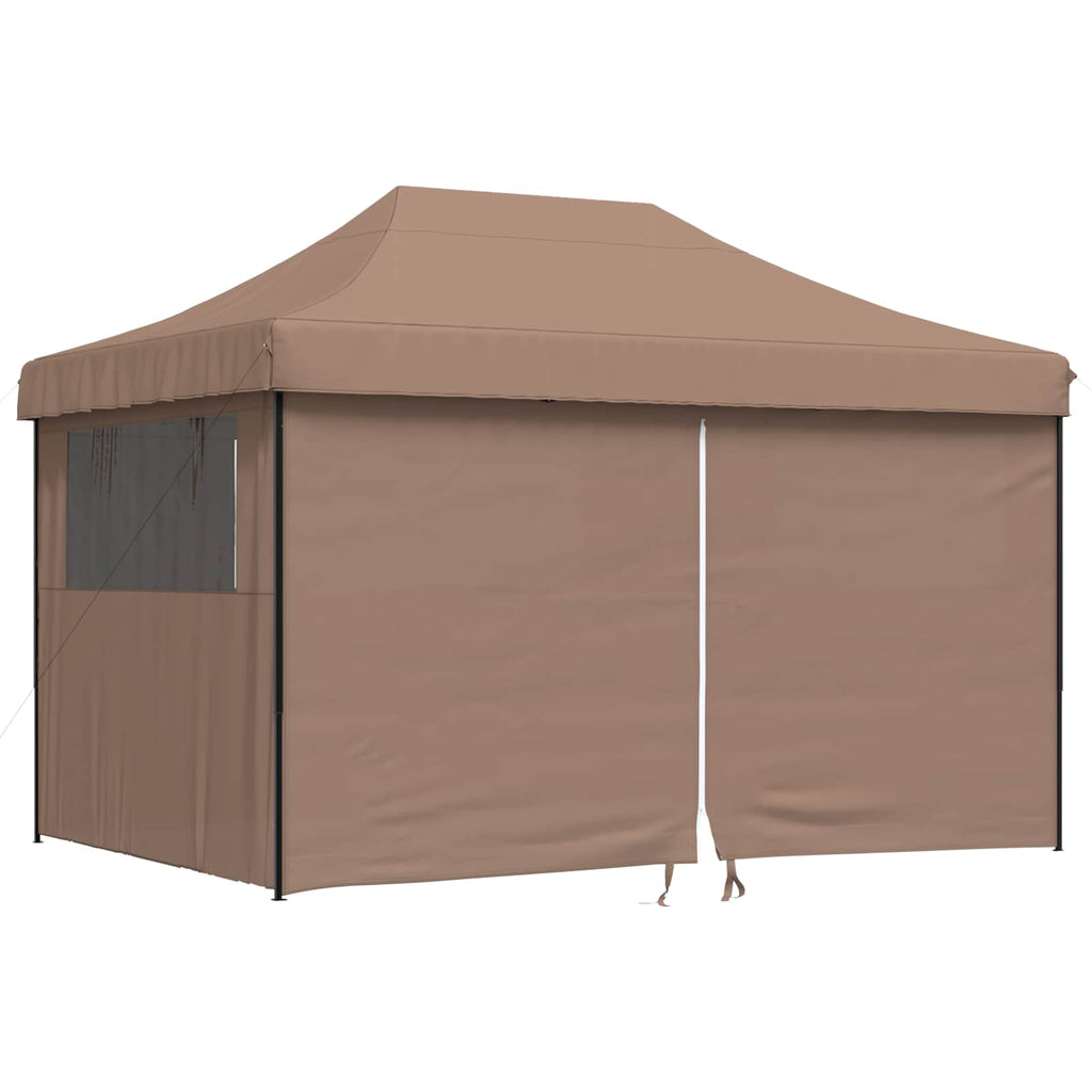 vidaXL Namiot Imprezowy Brązowy 279 x 410 x 315 cm Materiał Oxford