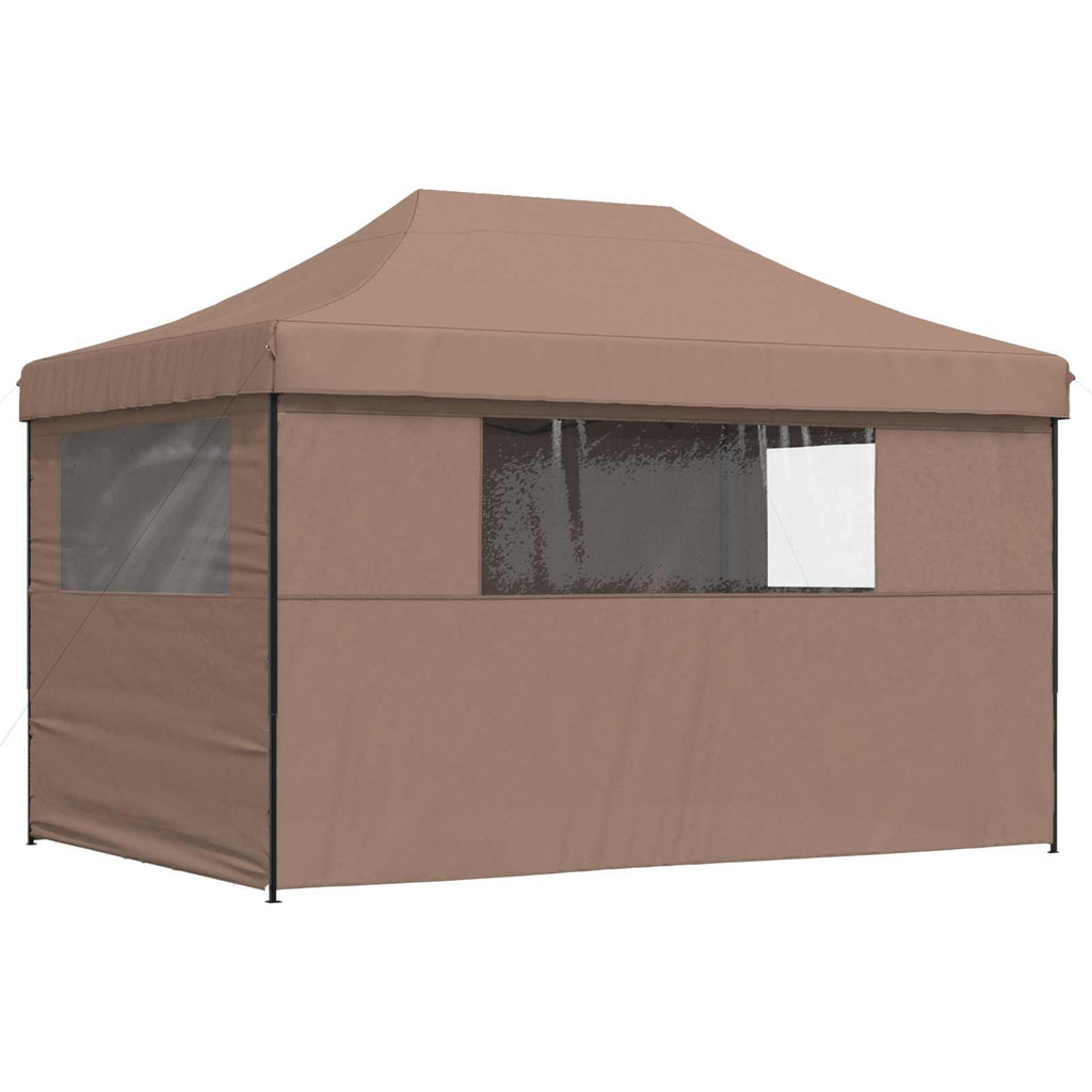 vidaXL Namiot Imprezowy Brązowy 279 x 410 x 315 cm Materiał Oxford