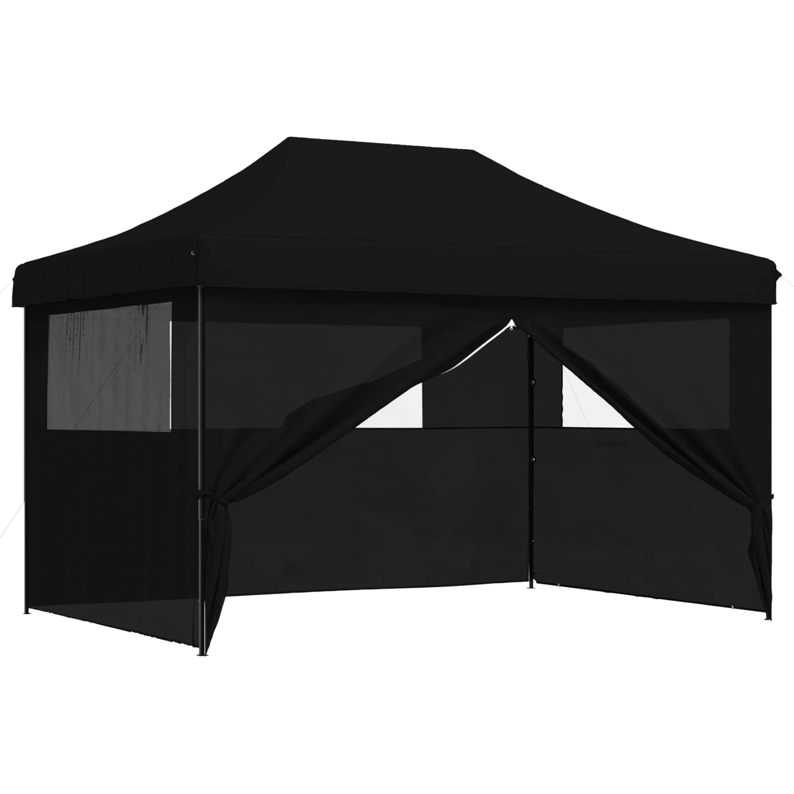 vidaXL Namiot Imprezowy Czarny 279 x 410 x 315 cm Materiał Oxford