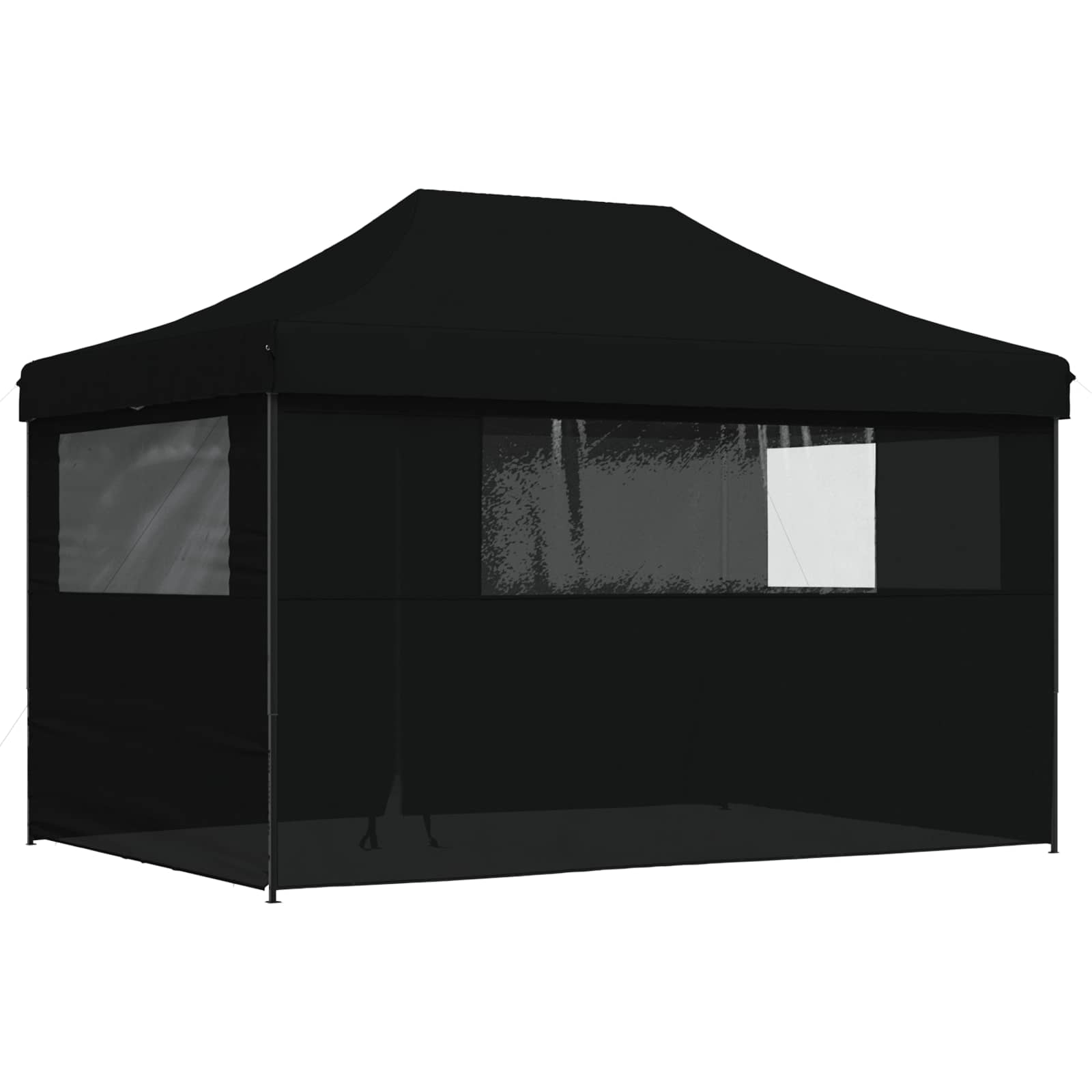vidaXL Namiot Imprezowy Czarny 279 x 410 x 315 cm Materiał Oxford