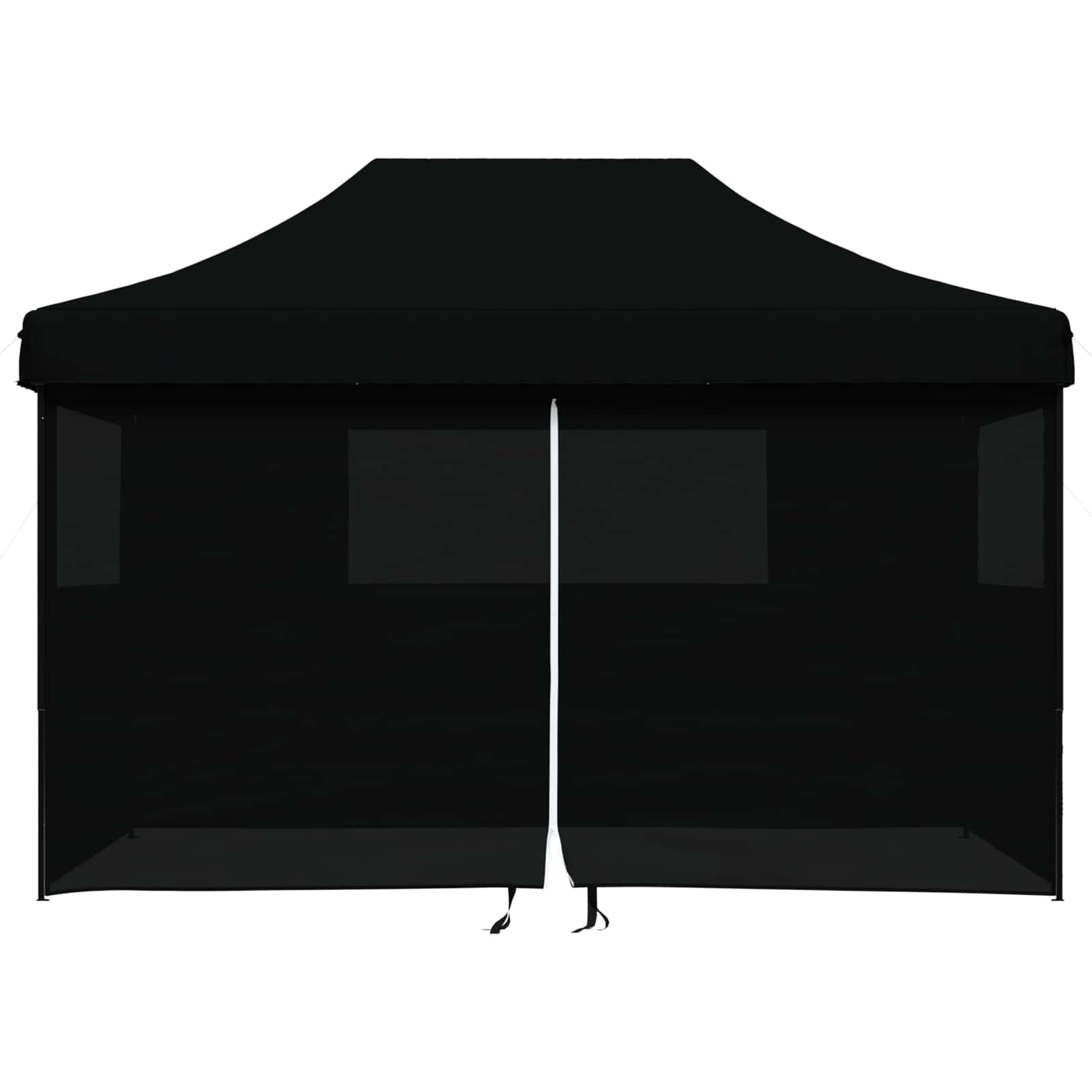 vidaXL Namiot Imprezowy Czarny 279 x 410 x 315 cm Materiał Oxford