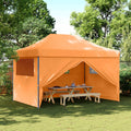 vidaXL Namiot Imprezowy Pomarańczowy 279 x 410 x 315 cm