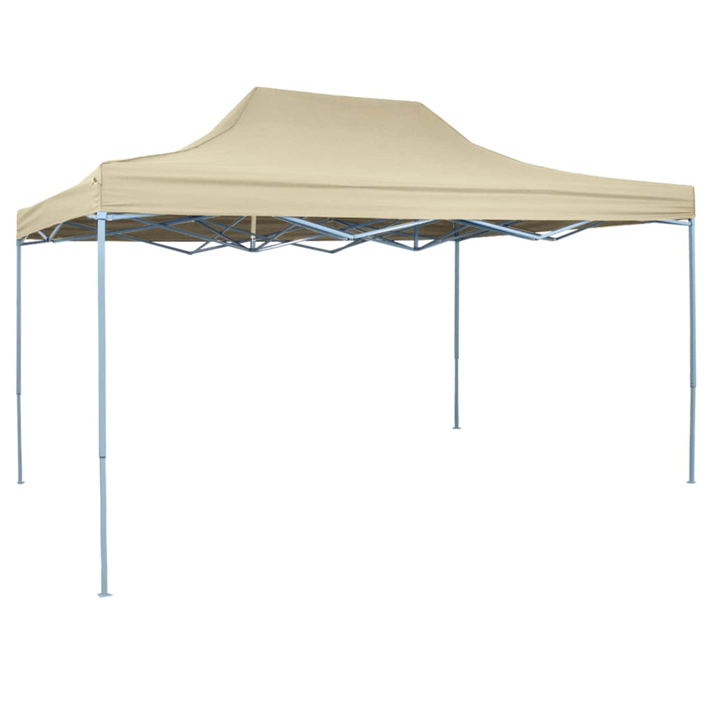 vidaXL Namiot Imprezowy Kremowy 291 x 431 x 315 cm Materiał Oxford
