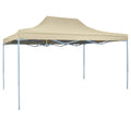 vidaXL Namiot Imprezowy Kremowy 291 x 431 x 315 cm Materiał Oxford