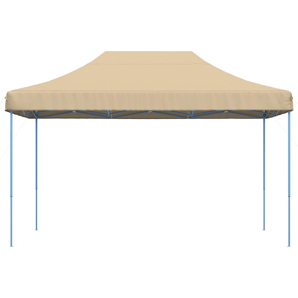 vidaXL Namiot Imprezowy Beżowy 292 x 440 x 315 cm Materiał Oxford