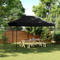 vidaXL Namiot Imprezowy Czarny 292 x 440 x 315 cm Materiał Oxford