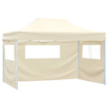 vidaXL Namiot Imprezowy Kremowy 291 x 431 x 315 cm Materiał Oxford