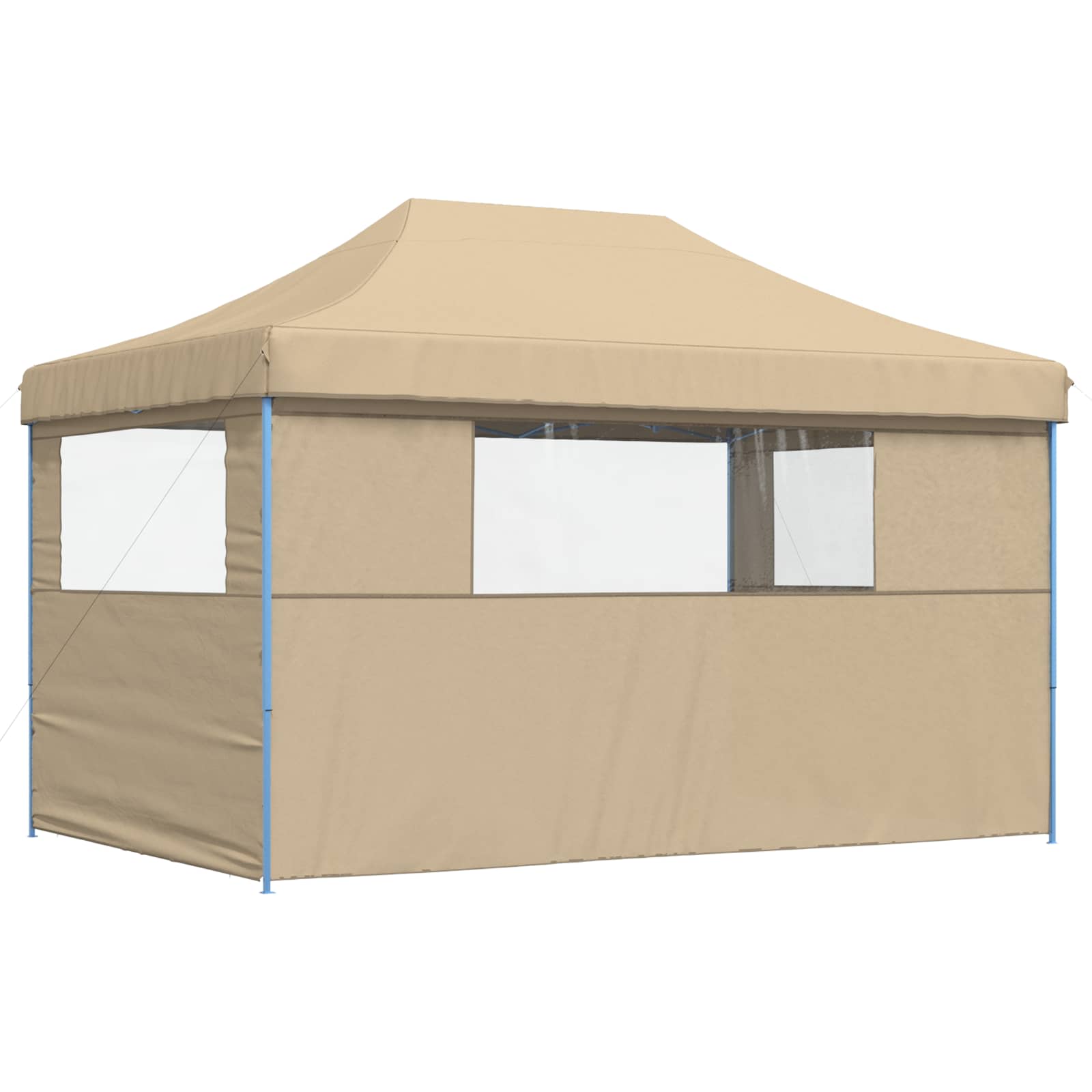 vidaXL Namiot Imprezowy Beżowy 292 x 440 x 315 cm Materiał Oxford