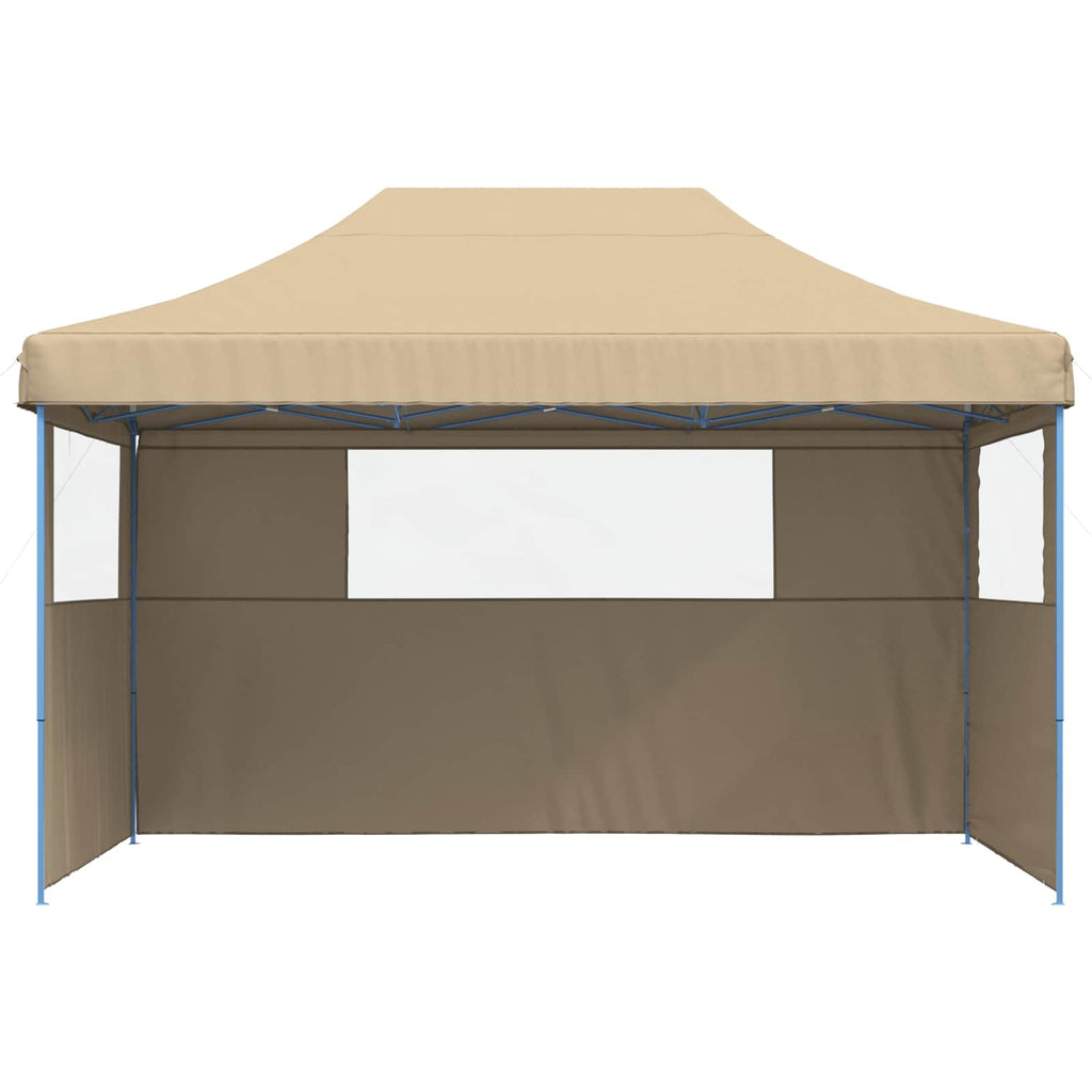 vidaXL Namiot Imprezowy Beżowy 292 x 440 x 315 cm Materiał Oxford