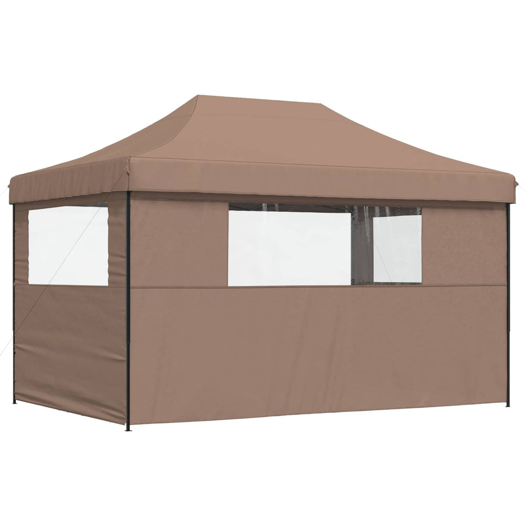 vidaXL Namiot Imprezowy Brązowy 292 x 440 x 315 cm Materiał Oxford