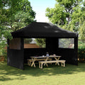 vidaXL Namiot Imprezowy Czarny 292 x 440 x 315 cm Materiał Oxford