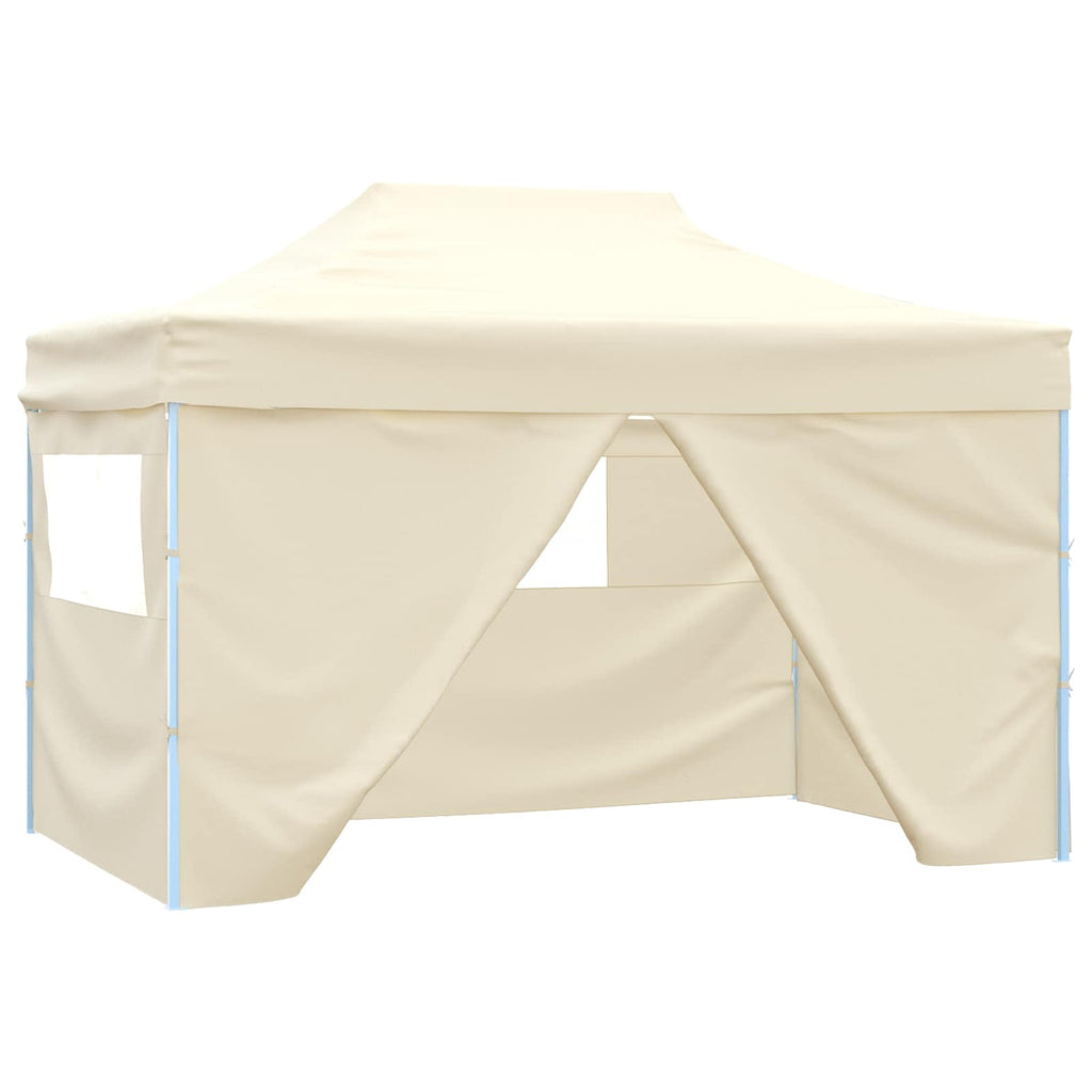 vidaXL Namiot Imprezowy Kremowy 291 x 431 x 315 cm Materiał Oxford