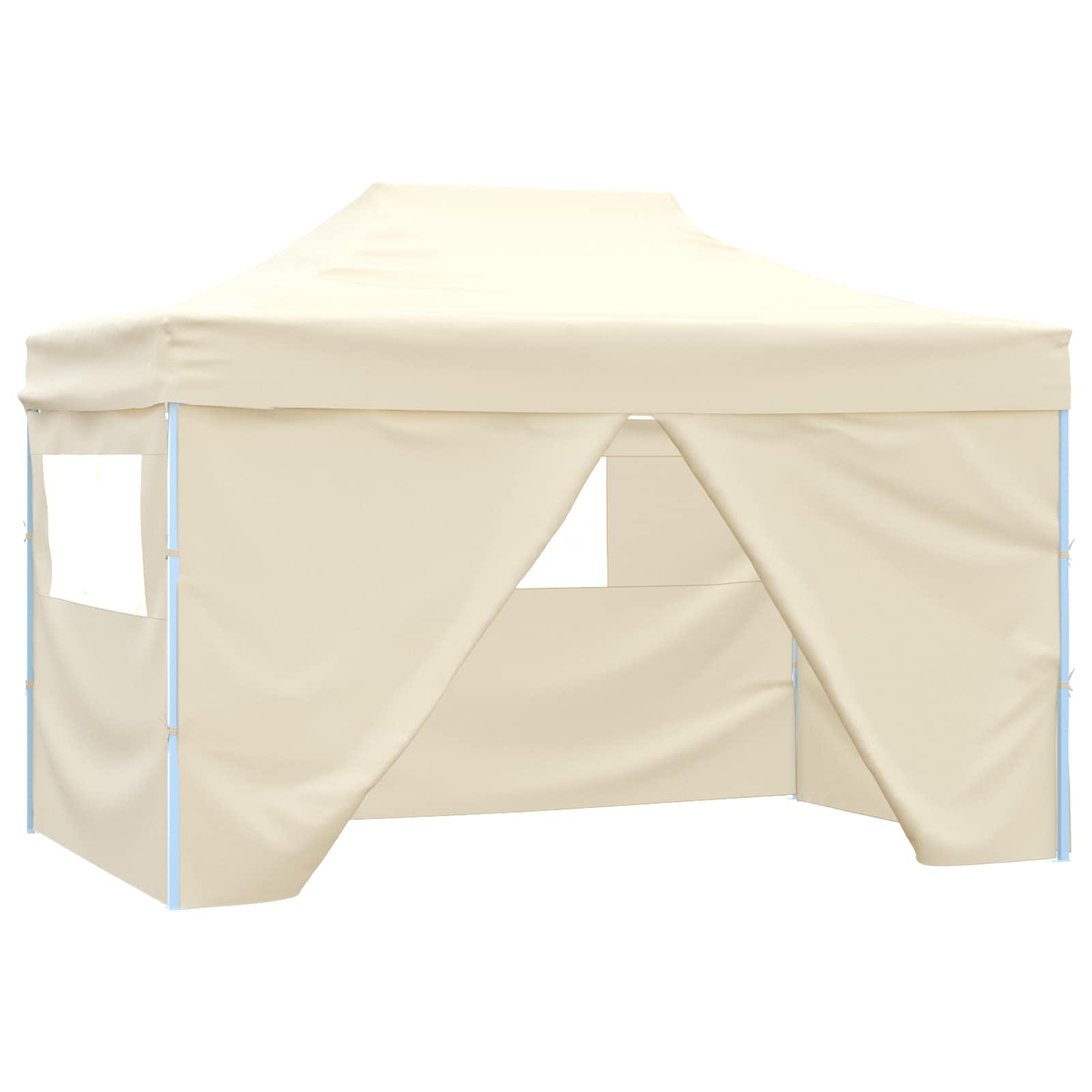 vidaXL Namiot Imprezowy Kremowy 291 x 431 x 315 cm Materiał Oxford