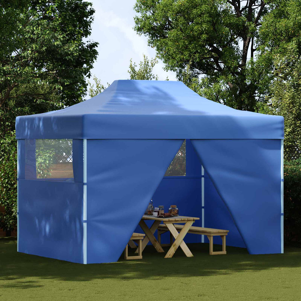 vidaXL Namiot Imprezowy Niebieski 291 x 431 x 315 cm Materiał Oxford