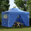 vidaXL Namiot Imprezowy Niebieski 291 x 431 x 315 cm Materiał Oxford