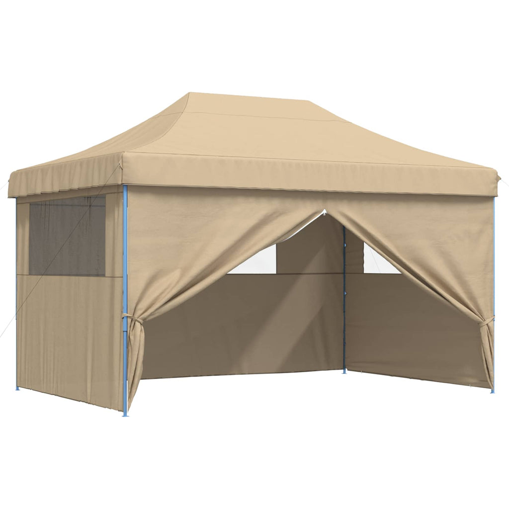 vidaXL Namiot Imprezowy Beżowy 292 x 440 x 315 cm Materiał Oxford