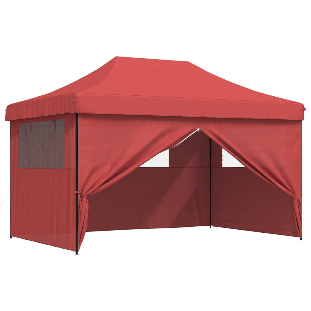 vidaXL Namiot Imprezowy bordowy 292 x 440 x 315 cm Materiał Oxford